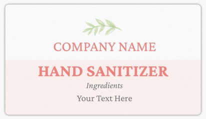 A hand disinfectant covid 19 white pink design