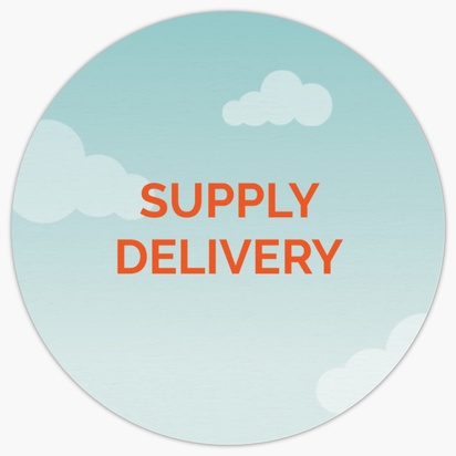 A safe delivery grocery delivery gray blue design