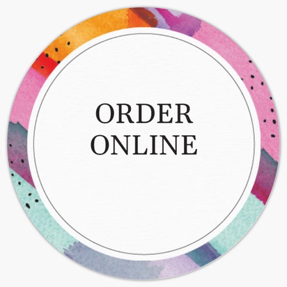 A brush strokes online shopping gray pink design