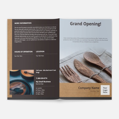 Design Preview for Design Gallery: Conservative Brochures, A5 Bi-fold