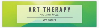 Design Preview for Templates for Holistic & Alternative Medicine Bumper Stickers , Rectangle - 7.6 x 27.9 cm