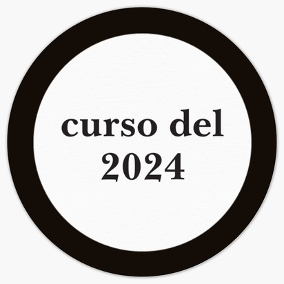 Un 2020 clase de 2020 diseño negro blanco para Moderno y sencillo