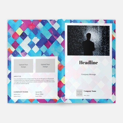 Design Preview for Design Gallery: Bold & Colourful Brochures, A5 Bi-fold