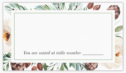 Design Preview for Floral Place Cards Templates