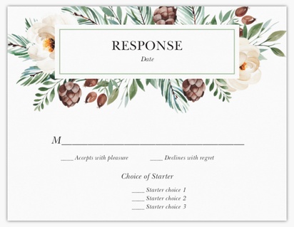 Design Preview for Design Gallery: RSVP Cards, Flat 10.7 x 13.9 cm