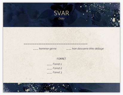 Forhåndsvisning af design for Designgalleri: Markant Svarkort, 13.9 x 10.7 cm