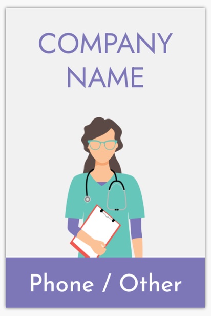 Design Preview for Design Gallery: Medical Professionals Floor Stickers, 500 x 750 mm 