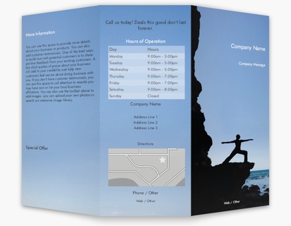 Design Preview for Personal Training Custom Brochures Templates, 8.5" x 11" Tri-fold