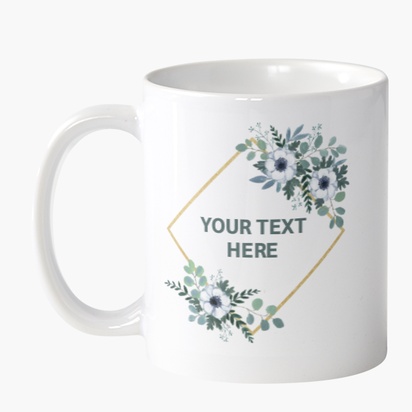 Design Preview for Design Gallery: Florals & Greenery Custom Mugs, 2-Sided