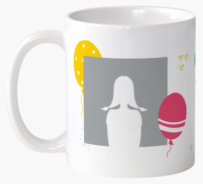Aperçu du graphisme pour Galerie de modèles : mugs personnalisés pour anniversaire