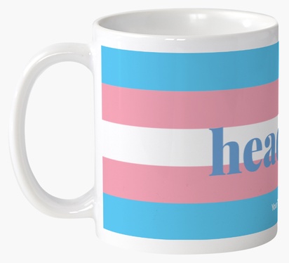 Design Preview for Design Gallery: Pride Personalised Mugs, 325 ml  Wrap-around