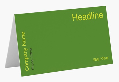 Design Preview for Design Gallery: Bold & Colourful Folded Business Cards