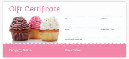 Design Preview for Design Gallery: Fun & Whimsical Custom Gift Certificates