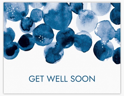 Design Preview for Design Gallery: Get Well Note Cards, Folded 10.7 x 13.9 cm