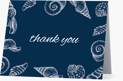 Design Preview for Thank You Cards: Examples and Templates, Folded 10.7 x 13.9 cm