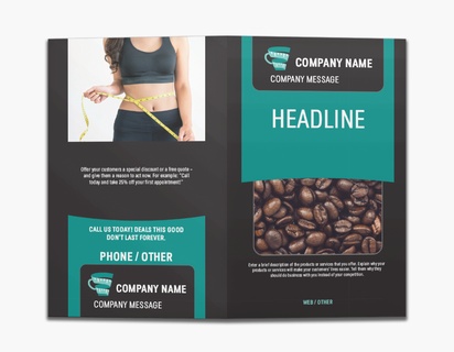Design Preview for Design Gallery: Coffee Shops Custom Brochures, 8.5" x 11" Bi-fold
