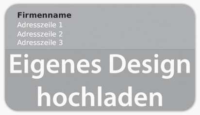 Designvorschau für Designgalerie: Versandaufkleber Dezent, 8,7 x 4,9 cm