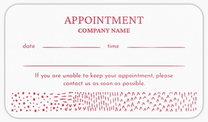 A simple speckles white gray design for Appointments