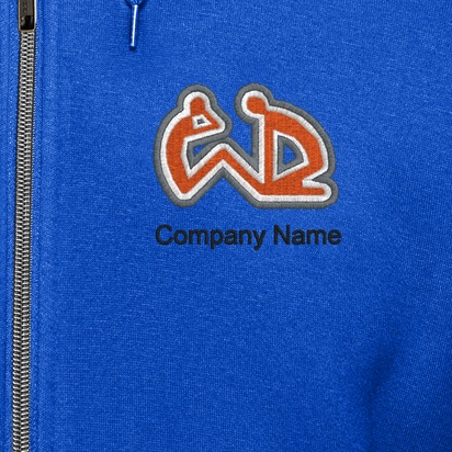 Design Preview for Design Gallery: Sports & Fitness Customised Hoodies, Royal Blue