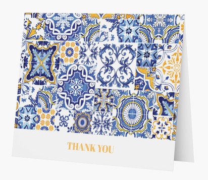 Design Preview for Thank you cards templates, Folded