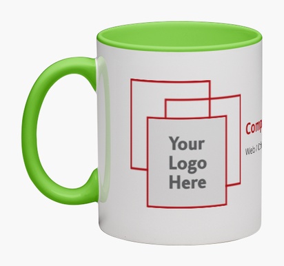 Design Preview for Design Gallery: Finance & Insurance Personalised Mugs, Wrap-around
