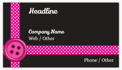 Design Preview for Design Gallery: Clothing Magnetic Business Cards
