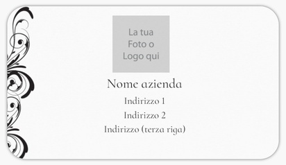 Anteprima design per Galleria di design: etichette postali, 8,7 x 4,9 cm