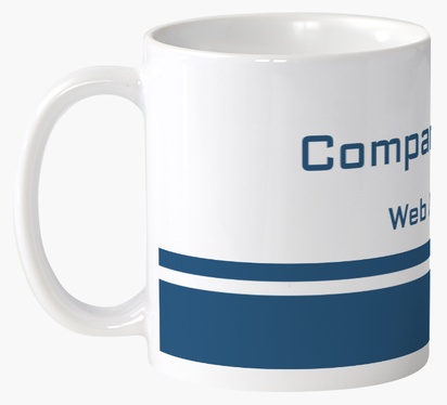 Design Preview for Design Gallery: Finance & Insurance Personalised Mugs, 325 ml  Wrap-around