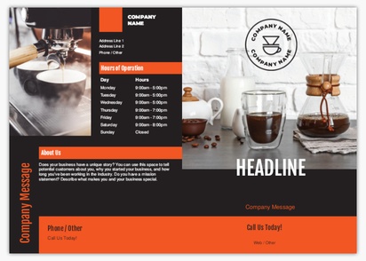 Design Preview for Design Gallery: Food & Beverage Flyers, Bi-fold A5