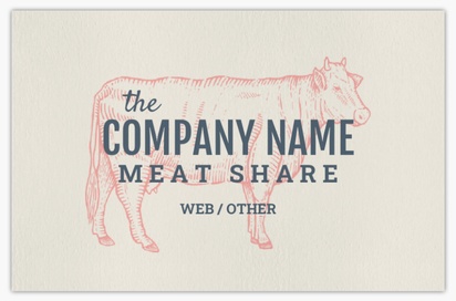 Design Preview for Design Gallery: Agriculture & Farming Natural Uncoated Business Cards