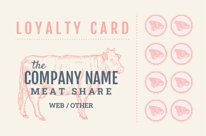 Design Preview for Design Gallery: Conservative Loyalty Cards