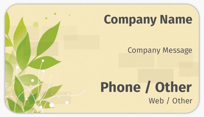 Design Preview for Health & Wellness Business Card Stickers Templates