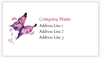 Design Preview for Design Gallery: Beauty & Spa Mailing Labels, 8.7 x 4.9 cm