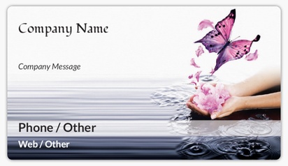 Design Preview for Design Gallery: Beauty & Spa Business Card Stickers