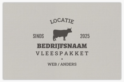 Voorvertoning ontwerp voor Ontwerpgalerij: Boerenmarkt Linnen visitekaartjes