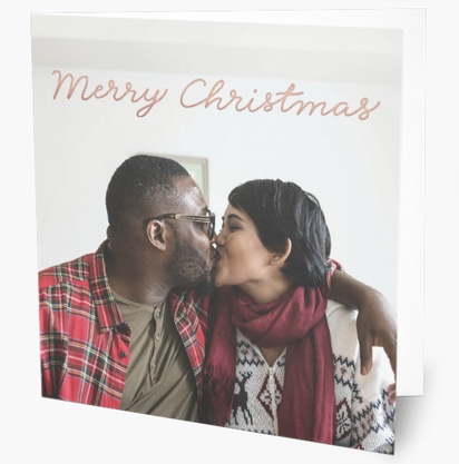 Design Preview for Christmas Card Designs & templates, Square 14 x 14 cm