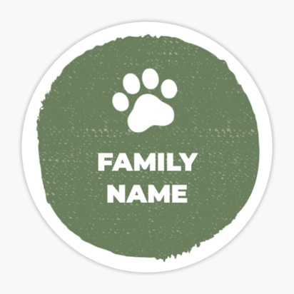 A paw lalala dog gray white design for Events