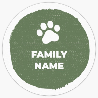 A paw lalala dog gray white design for Events