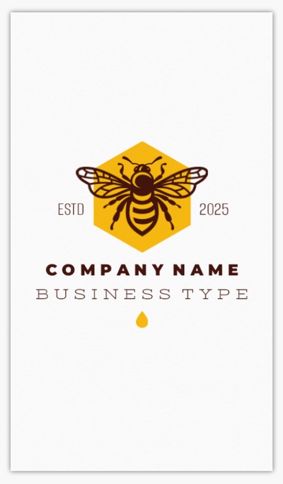 A apiary bees brown orange design for Modern & Simple