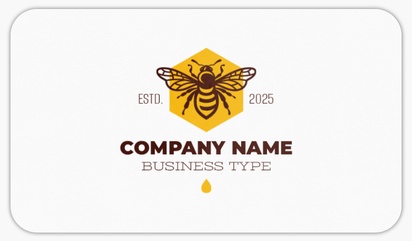 Design Preview for Farmers Market Rounded Corner Business Cards Templates, Standard (3.5" x 2")