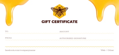 Design Preview for Design Gallery: Farmers Markets Gift Certificates