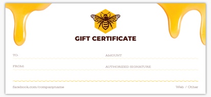 Design Preview for Design Gallery: Agriculture & Farming Custom Gift Certificates