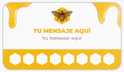 Un miel abejas diseño naranja blanco para Tarjetas de fidelidad