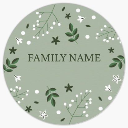 A joy wreath gray design for Christmas