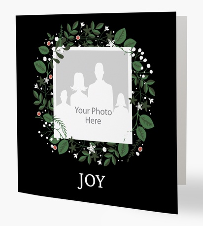 Design Preview for Design Gallery: Greenery Greeting Cards, 14 x 14 cm Folded