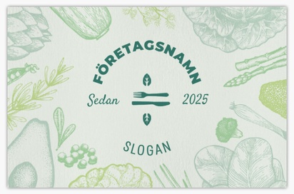 Förhandsgranskning av design för Designgalleri: Ekologisk mat Visitkort med obestruket naturligt papper