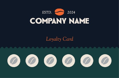 Design Preview for Design Gallery: Food & Beverage Loyalty Cards
