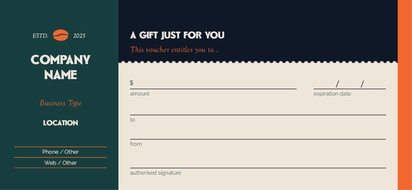 Design Preview for Design Gallery: Coffee Shops Gift Certificates
