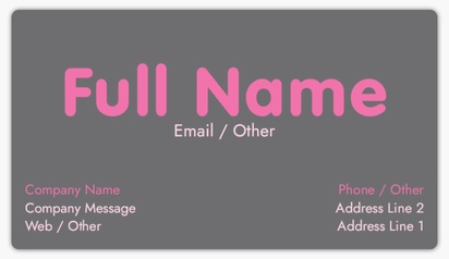 Design Preview for Design Gallery: Bold & Colourful Business Card Stickers