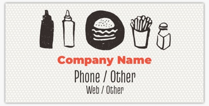 Design Preview for Design Gallery: Food Service Vinyl Banners, 25 x 50 cm